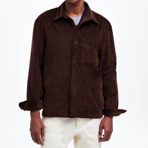 Brown Corduroy Shirt-Jacket